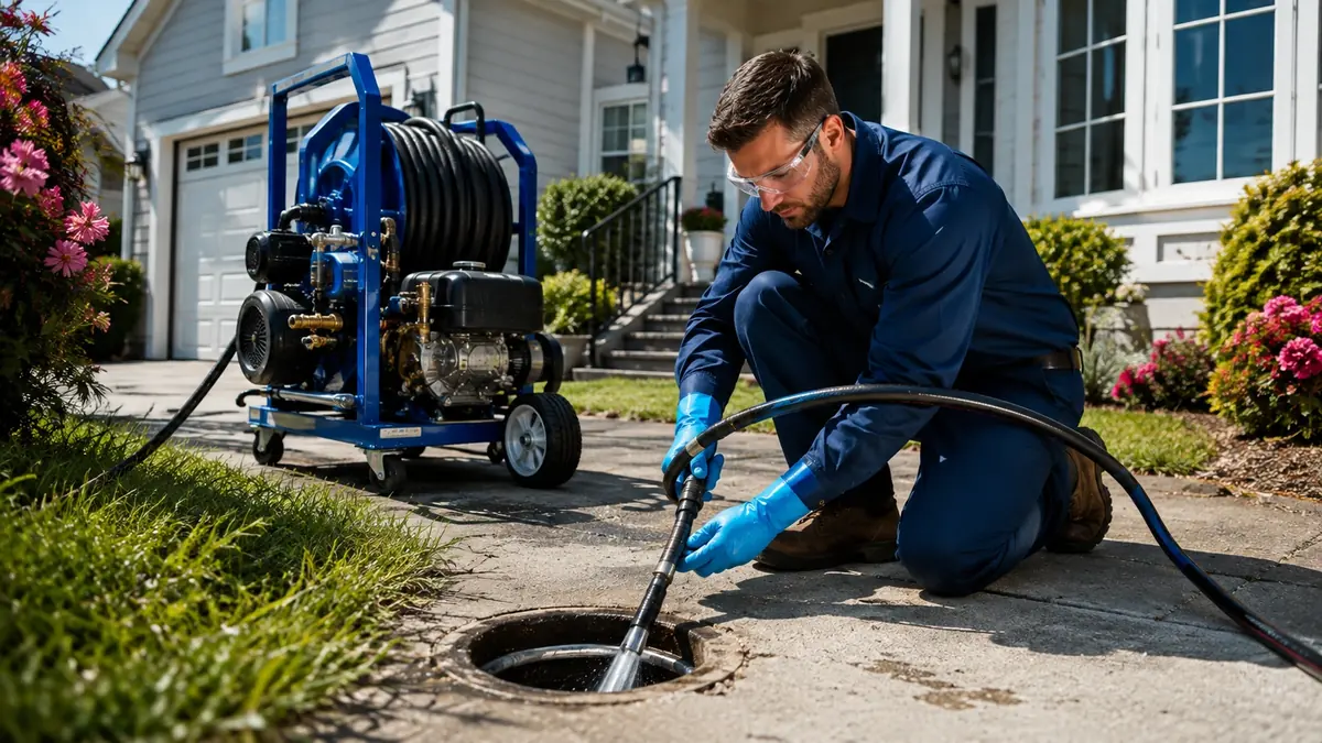 Residential Hydro Jet Drain Cleaning in Pope Valley