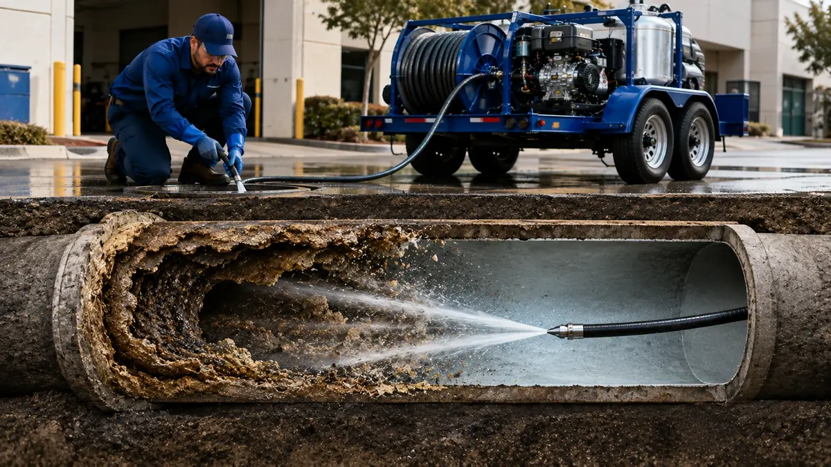 Sewer Pipe Descaling in Pope Valley